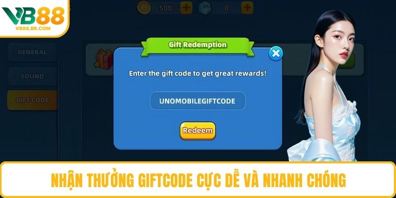 Nhận thưởng giftcode cực dễ và nhanh chóng